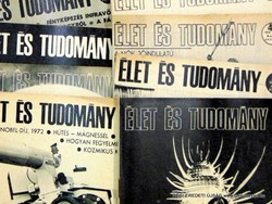 1972 július 21  /  ÉLET és TUDOMÁNY  /  SZÜLETÉSNAPRA RÉGI EREDETI ÚJSÁG Szs.:  6150