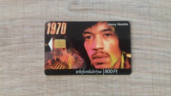 Jimmy Hendrix telefonkártya