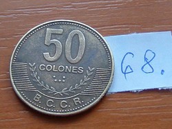 COSTA RICA 50 COLONES 2007 68.