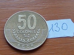 COSTA RICA 50 COLONES 1999 130.