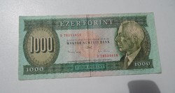 1000 forint 1993 D bankjegy eladó  