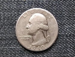 USA Washington silver quarter dollar .900 ezüst 1/4 Dollár 1940 (id17278)