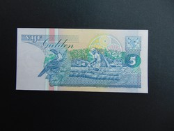 5 gulden 1998 Suriname Hajtatlan bankjegy  