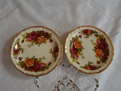 ROYAL ALBERT " Old Country Roses " Angol porcelán rózsás tányér , kínáló , gyűrűtartó