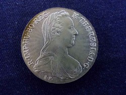 Mária Terézia szép ezüst SF tallér 1780 / id 5616/