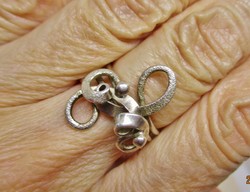 Csodálatos szecessziós ezüst gyűrű 