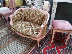 Kis méretű barokk vintage kanapé 