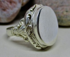 Csodálatos antik ezüst pecsétgyűrű 
