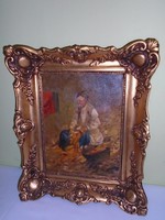 Bartha Lászó, olaj festmény
