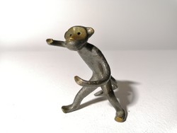 Bronz majom figura - Walter Bosse terve