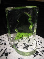 Gyertya tartó üvegből    7 x 10 cm 