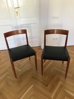 4db skandináv vintage étkező szék 1960 Moller inspirált / Scandinavian teak