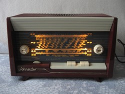 Antik   csöves    rádió   Schneider Calypso    1958 Fr.