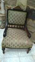 Neoreneszánsz vagy Boulle fotel  1800-as évek 2.fele