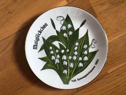 Schirnding - Bavaria porcelán tányér - Hóvirág