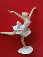 Gyönyörű Wallendorf porcelán balerina 