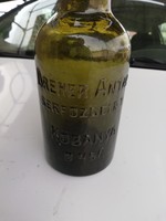 Régi antik Dreher Antal sörösüveg 0,45 literes