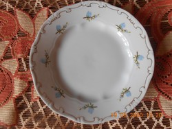 Zsolnay kék barackvirág mintás süteményes tányér