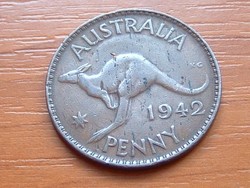  AUSZTRÁLIA 1 PENNY 1942 KENGURU (p) - Perth Mint one dot after "PENNY' # ( KEDVEZMÉNY LENT!!)