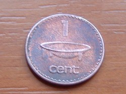 FIJI FIDZSI SZIGETEK 1 CENT 1997 Tanoa Kava dish,Royal Mint in Ottawa # ( KEDVEZMÉNY LENT!!)