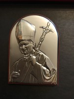 II.János Pál pápa emlék fali kép olasz