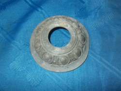 Antik fém petróleum lámpa tartály tető 