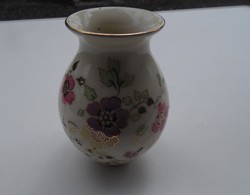 Zsolnay kézzel festett - pillangó lepkés mintás váza