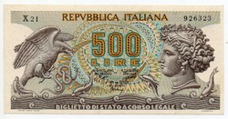 Olaszország 500 olasz Líra, 1970, szép
