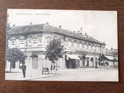 Régi képeslap 1915 Kiskunfélegyháza Kneffel szálloda