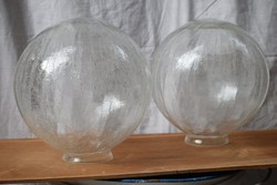 Lámpabúra repesztett üveg gömb 24 cm ø 2 darab