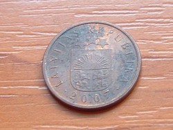 LETTORSZÁG 2 SANTIMI 2007 Royal Dutch Mint Netherland ( KEDVEZMÉNY LENT!!) 