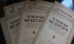 Magyar kultúra 1928-29 vegyesen 12 db. egyben