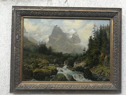 Worel, antique painting in good condition!. German lowland or Austrian!