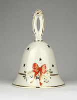 1A622 Zsolnay porcelán karácsonyi csengettyű díszdobozában
