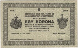 Debrecen 1 Korona - 1919