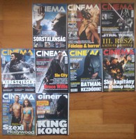 Cinema 2005 film újság mozi magazin hiányos évfolyam (159-167 számok)