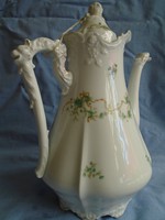 XIX.sz RARE Hermann Ohme Antique EGLANTINE Germany Porcelain Dragon Teapot