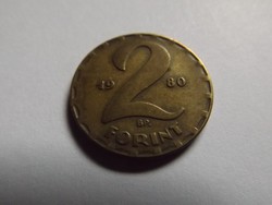 Szép 2 forint 1980 ! ( 2 )