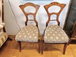 Különleges, korai bieder székek, osztrák, 1860-as évek