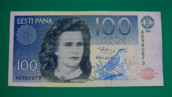 Észtország - 100  Krooni Bankjegy -1991