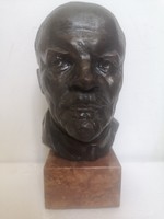 Olcsai Kiss Zoltán Lenin bronz 
