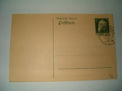 Bajor birodalmi kb 1911 levelezőlap pecsételt Leopold ? Bélyeg Bajor Királyság Bamberg KIÁRUSÍTÁS
