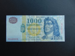 1000 forint 2000 Millennium  DD Szép ropogós bankjegy 