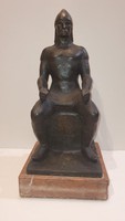 Csorba Géza - Bronz szobor ( Ülő Harcos)