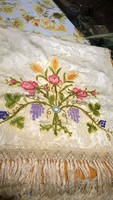 Isten báránya-Gyönyörű selyemre himzett egyházi faliszőnyeg,falikárpit