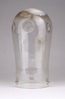 1A693 Antik fújt üveg Auer üveg búra