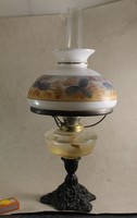 Antik petróleum asztali lámpa burával 306 
