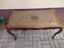 Neobarokk dohányzó asztal, 100 cm hosszú, 50 cm széles, 45 cm magas