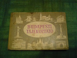 Régi könyv - Budapesti tájékoztató 1956
