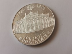 1976 osztrák ezüst 100 schilling 24 gramm 0,640 PP